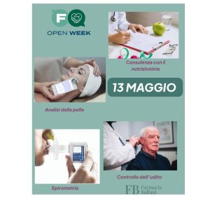 OPEN WEEK FARMACIA AL FEMMINILE